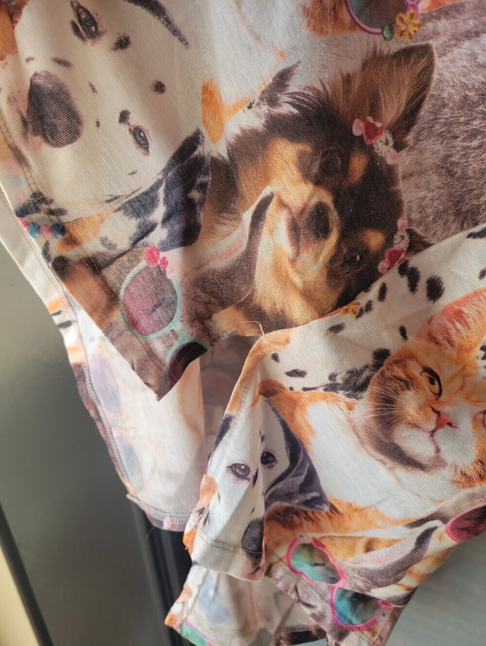 Secret Treasures Dog Cat Bunny Sleep Shirt Plus LG/XL Short Sleeve Sunglasses - Picture 3 of 6
